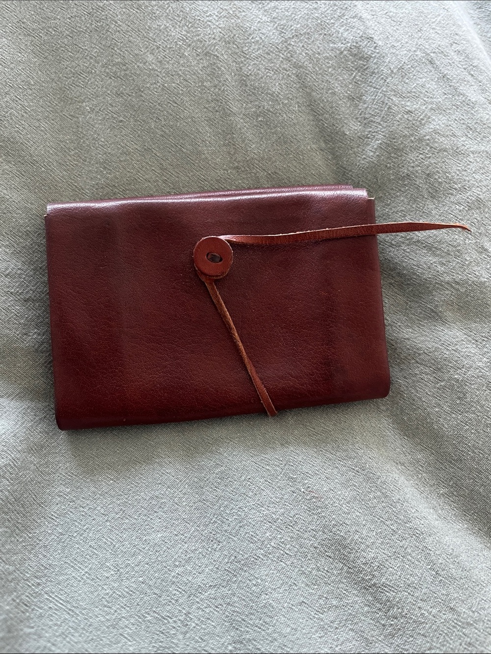 Hoibo Cognac Leather Wallet
